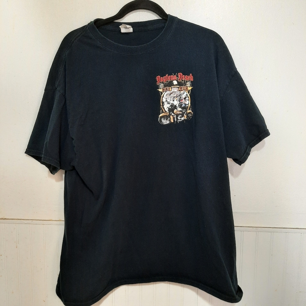 Mens black Daytona beach bike week 2017 t-shirt size XL cotton